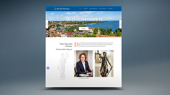 Kanzlei Kämmer Screenshot Website