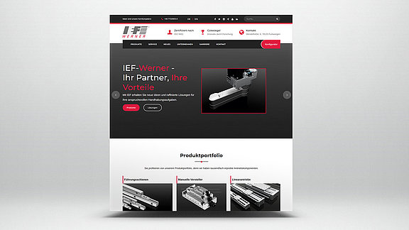 IEF Werner Screenshot Website