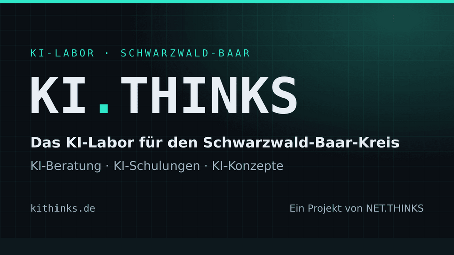 Titelbild von KI.THINKS, dem KI-Labor für den Schwarzwald-Baar-Kreis