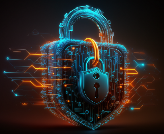 Cyber-Sicherheit Schloss