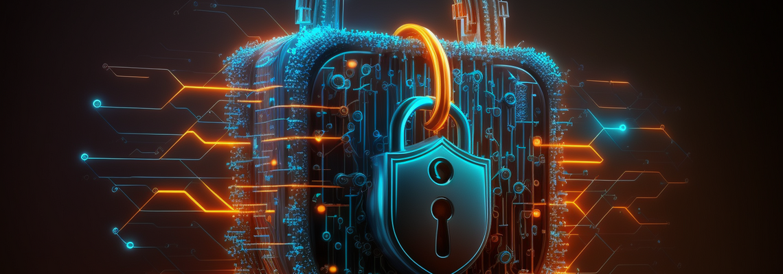 Cyber-Sicherheit Schloss